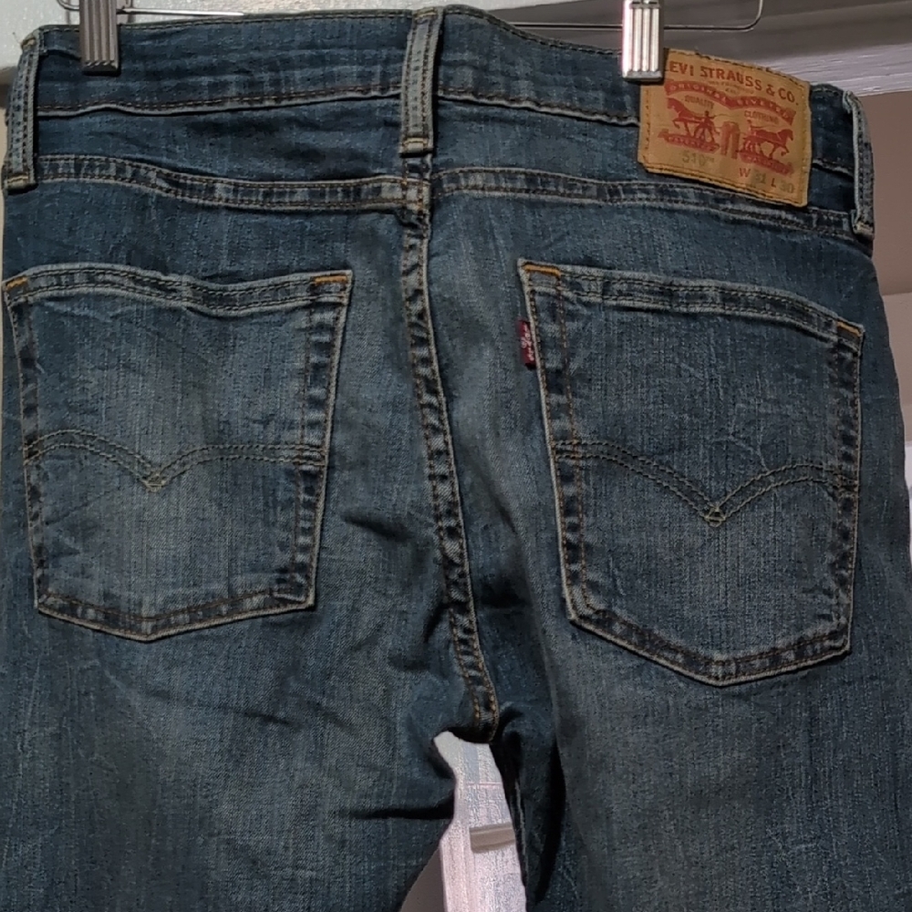 Levi's Men's Dark Blue Straight Jeans